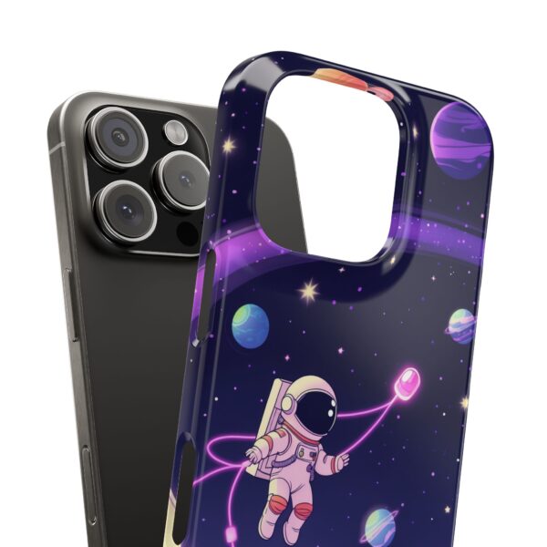 Space Astronaut Slim Phone Case
