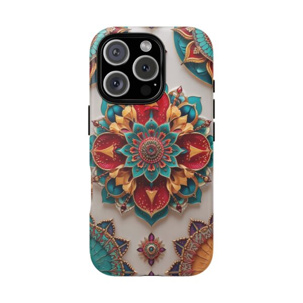 Colorful Mandala Phone Cover, Bohemian Style Accessory, Unique Gift for Her, Stylish Smartphone Protection