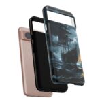 Stormy Seas Tough Phone Case - Pirate Ship Design