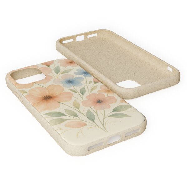 Floral Biodegradable Phone Case - Eco-Friendly Nature Design