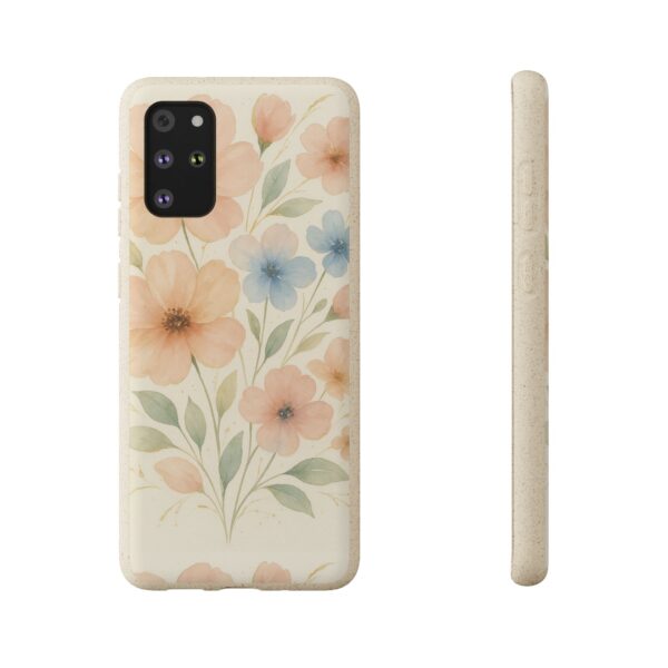 Floral Biodegradable Phone Case - Eco-Friendly Nature Design