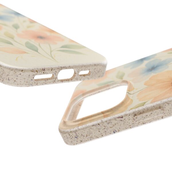 Floral Biodegradable Phone Case - Eco-Friendly Nature Design