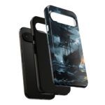 Stormy Seas Tough Phone Case - Pirate Ship Design