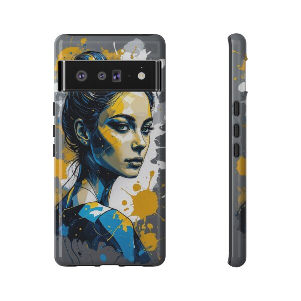 Vibrant, Artistic Tough Phone Case, Modern Art, Smartphone Accessories