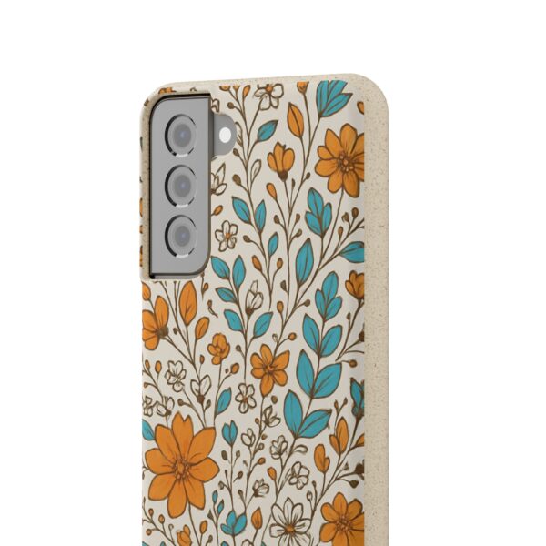 Floral Biodegradable Phone Case - Eco-Friendly Design for Nature Lovers