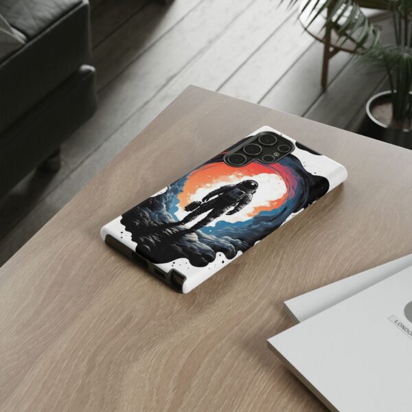 Astronaut Case, Tough Phone Cover, Galaxy Art Protector, Space Lover Gift, Unique Mobile Accessory