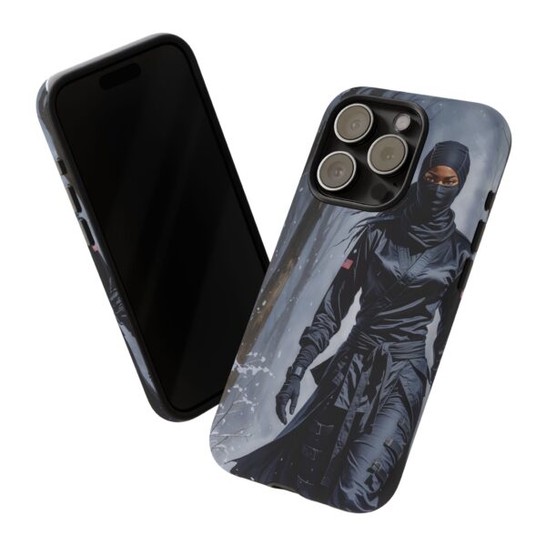 Artistic Phone Case, Ninja Aesthetic, Unique Smartphone Cover, Adventurous Spirit