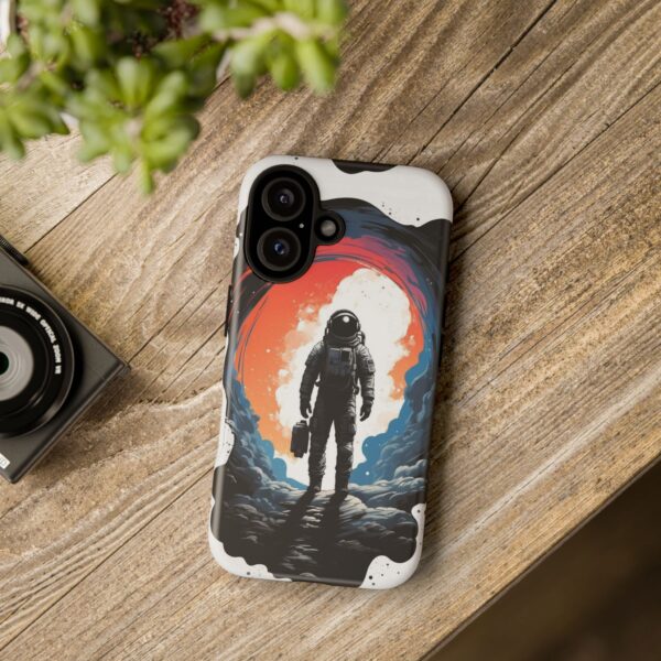 Astronaut Case, Tough Phone Cover, Galaxy Art Protector, Space Lover Gift, Unique Mobile Accessory