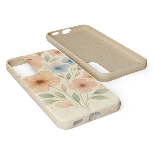 Floral Biodegradable Phone Case - Eco-Friendly Nature Design