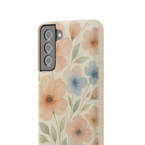 Floral Biodegradable Phone Case - Eco-Friendly Nature Design