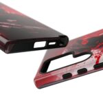 Red Urban Warrior Phone Case for Gamers & Action Fans
