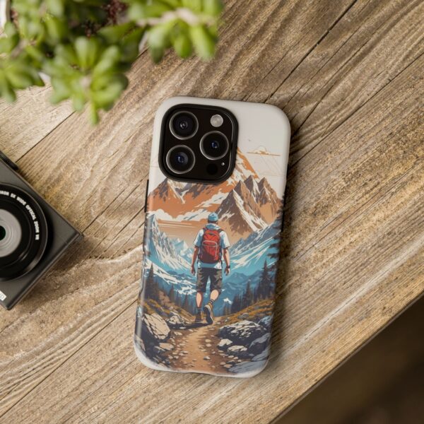 Adventure Phone Case, Mountain Hiking Phone Cover, Outdoor Enthusiast Gift, Nature Lover Accessory, Travel Cell Phone Protector