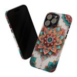Mandala Phone Case, Colorful Floral Design, Bohemian Style, Tough Cases, Gift for Her