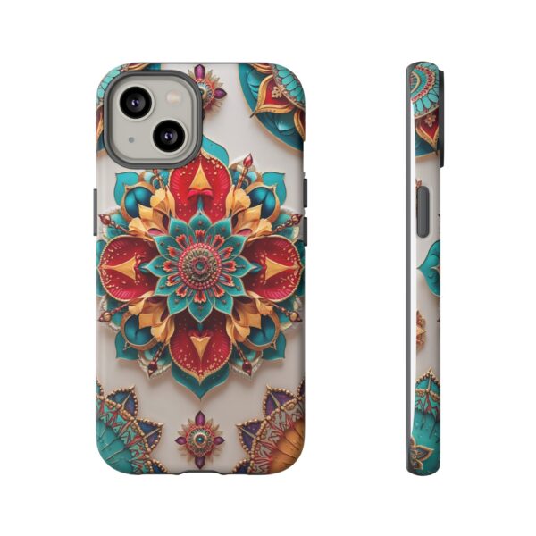 Colorful Mandala Phone Cover, Bohemian Style Accessory, Unique Gift for Her, Stylish Smartphone Protection