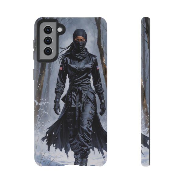 Artistic Phone Case, Ninja Aesthetic, Unique Smartphone Cover, Adventurous Spirit