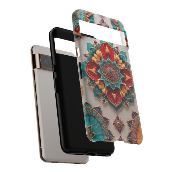 Colorful Mandala Phone Cover, Bohemian Style Accessory, Unique Gift for Her, Stylish Smartphone Protection
