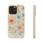 Floral Biodegradable Phone Case - Eco-Friendly Nature Design