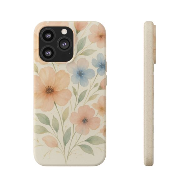 Floral Biodegradable Phone Case - Eco-Friendly Nature Design