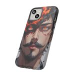Fiery Design, Anime Style, Unique Cell Phone Accessory, Strong and Stylish