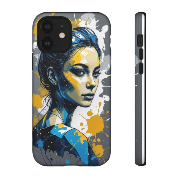 Vibrant, Artistic Tough Phone Case, Modern Art, Smartphone Accessories