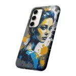 Vibrant, Artistic Tough Phone Case, Modern Art, Smartphone Accessories