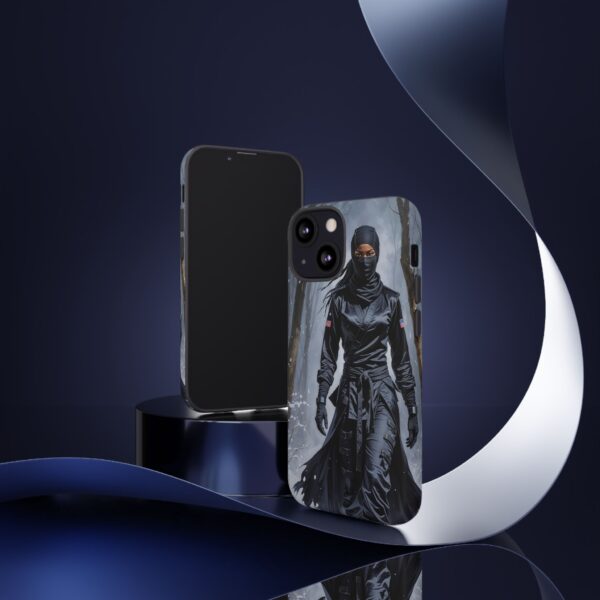 Artistic Phone Case, Ninja Aesthetic, Unique Smartphone Cover, Adventurous Spirit