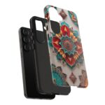 Colorful Mandala Phone Cover, Bohemian Style Accessory, Unique Gift for Her, Stylish Smartphone Protection