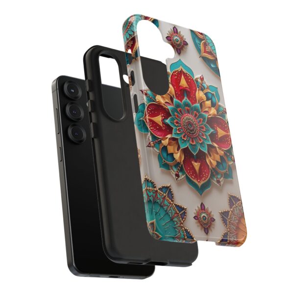 Colorful Mandala Phone Cover, Bohemian Style Accessory, Unique Gift for Her, Stylish Smartphone Protection