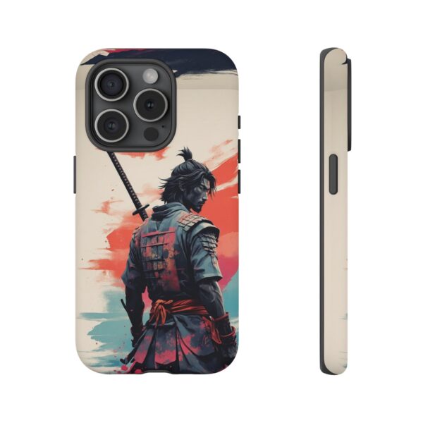 Samurai Warrior Phone Case, Tough Cases, Unique Phone Accessories, Phone Cover Gift, Gamer Phone Decor, Anime Style Case