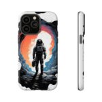 Astronaut Case, Tough Phone Cover, Galaxy Art Protector, Space Lover Gift, Unique Mobile Accessory