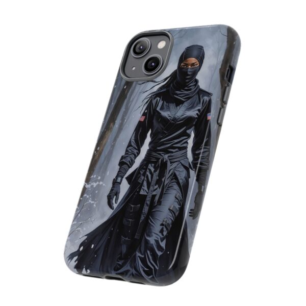 Artistic Phone Case, Ninja Aesthetic, Unique Smartphone Cover, Adventurous Spirit