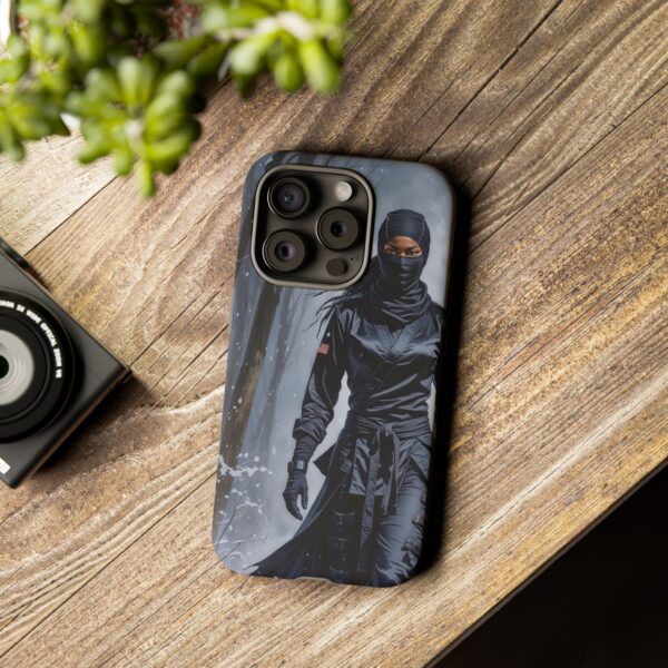 Artistic Phone Case, Ninja Aesthetic, Unique Smartphone Cover, Adventurous Spirit