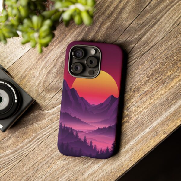 Mountain Sunset Phone Case - Tough Cases for Nature Lovers