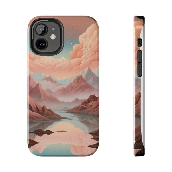 Mountain Reflection Tough Phone Case - Nature-Inspired Design for Adventurers