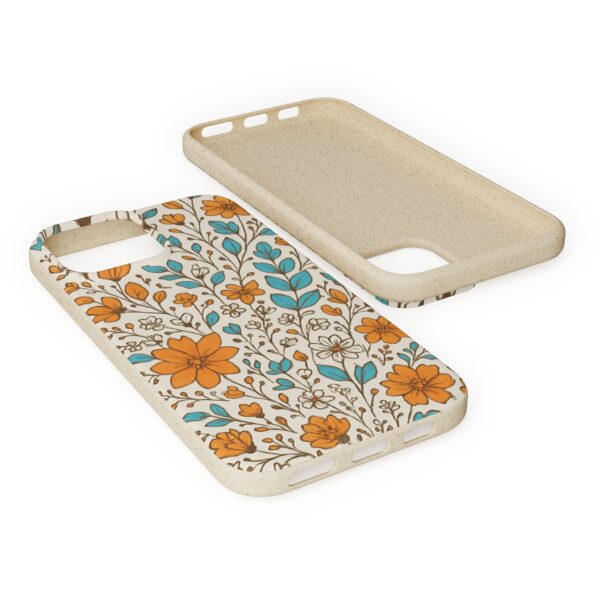 Floral Biodegradable Phone Case - Eco-Friendly Design for Nature Lovers