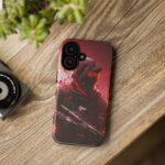 Red Urban Warrior Phone Case for Gamers & Action Fans