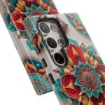 Colorful Mandala Phone Cover, Bohemian Style Accessory, Unique Gift for Her, Stylish Smartphone Protection