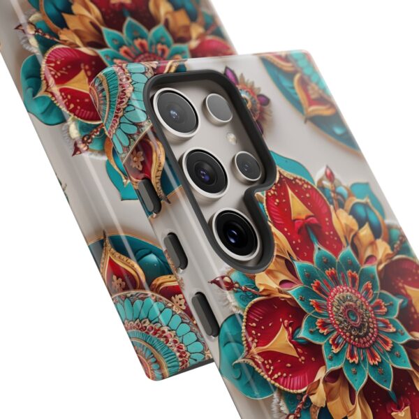 Colorful Mandala Phone Cover, Bohemian Style Accessory, Unique Gift for Her, Stylish Smartphone Protection