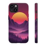 Mountain Sunset Phone Case - Tough Cases for Nature Lovers