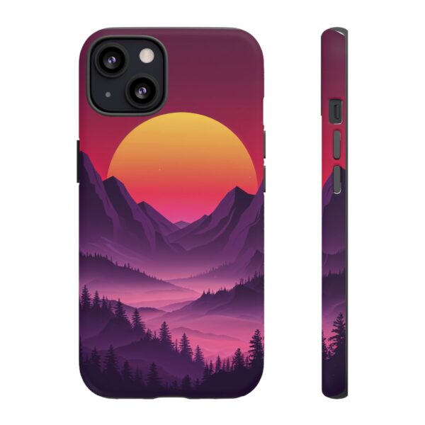 Mountain Sunset Phone Case - Tough Cases for Nature Lovers