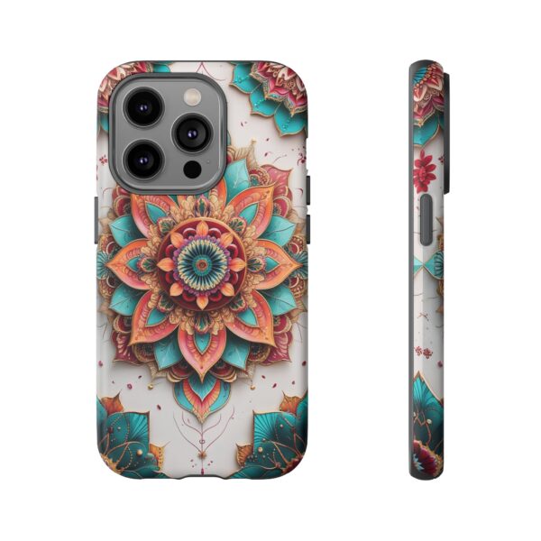 Mandala Phone Case, Colorful Floral Design, Bohemian Style, Tough Cases, Gift for Her