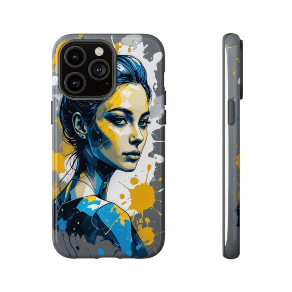 Vibrant, Artistic Tough Phone Case, Modern Art, Smartphone Accessories
