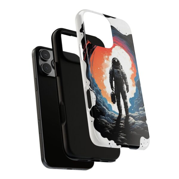 Astronaut Case, Tough Phone Cover, Galaxy Art Protector, Space Lover Gift, Unique Mobile Accessory