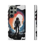 Astronaut Case, Tough Phone Cover, Galaxy Art Protector, Space Lover Gift, Unique Mobile Accessory
