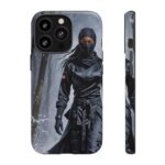 Artistic Phone Case, Ninja Aesthetic, Unique Smartphone Cover, Adventurous Spirit