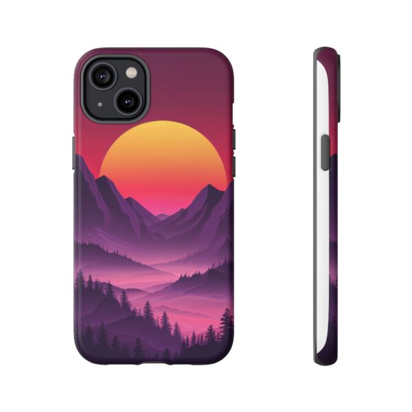 Mountain Sunset Phone Case - Tough Cases for Nature Lovers