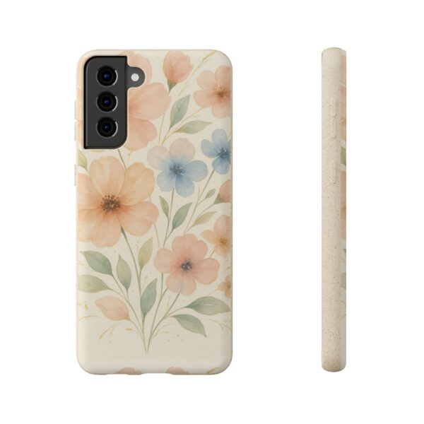 Floral Biodegradable Phone Case - Eco-Friendly Nature Design