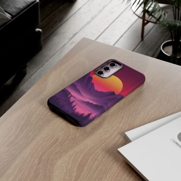 Mountain Sunset Phone Case - Tough Cases for Nature Lovers