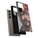 Fiery Design, Anime Style, Unique Cell Phone Accessory, Strong and Stylish