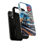 Cool Phone Case for Truck Lovers, Trucking Gifts, Unique Truck Driver Accessories, Kiss Mutha Truckin Cash Design, Fun Car Enthusiast Gift